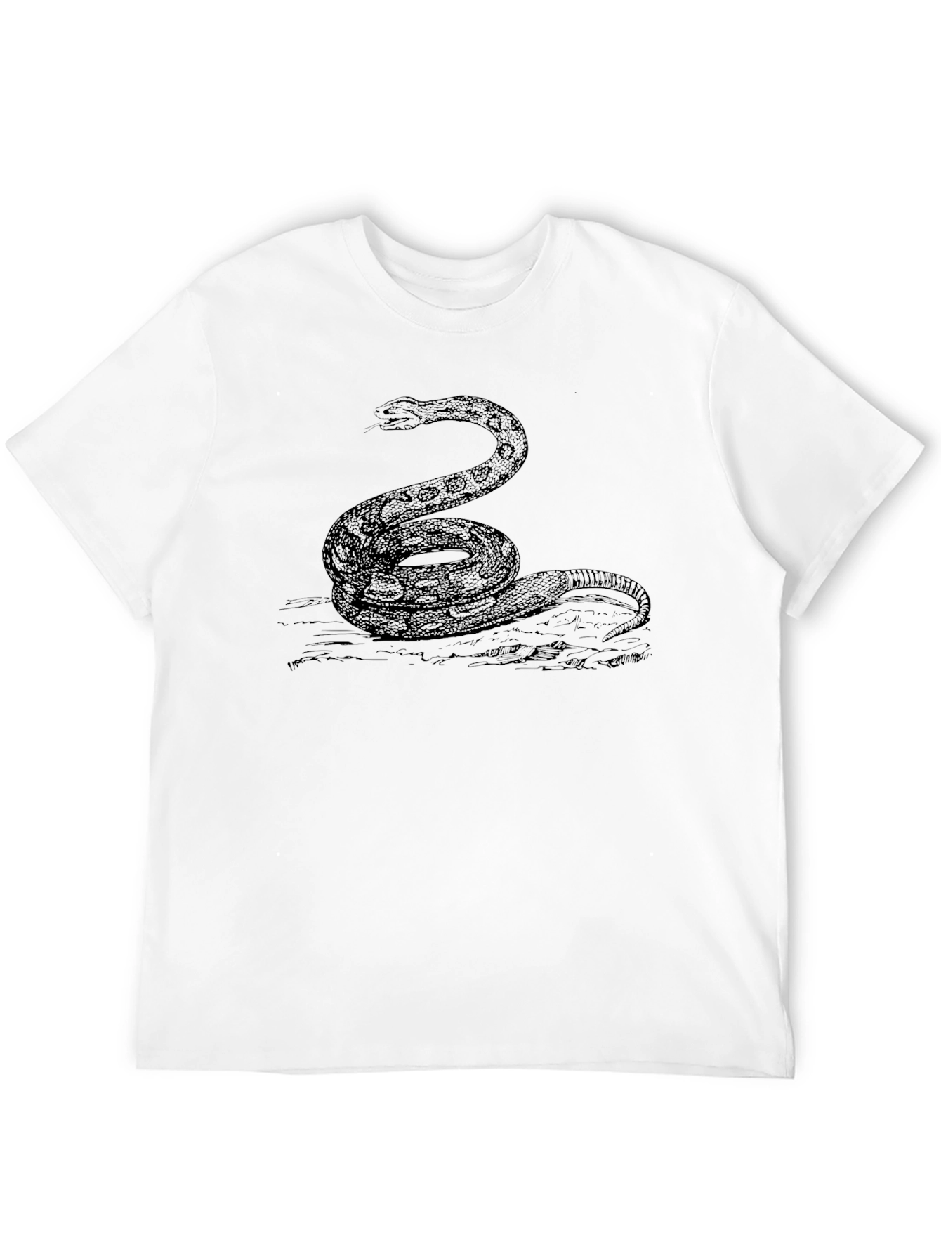 Snake Graphic Black T-Shirt