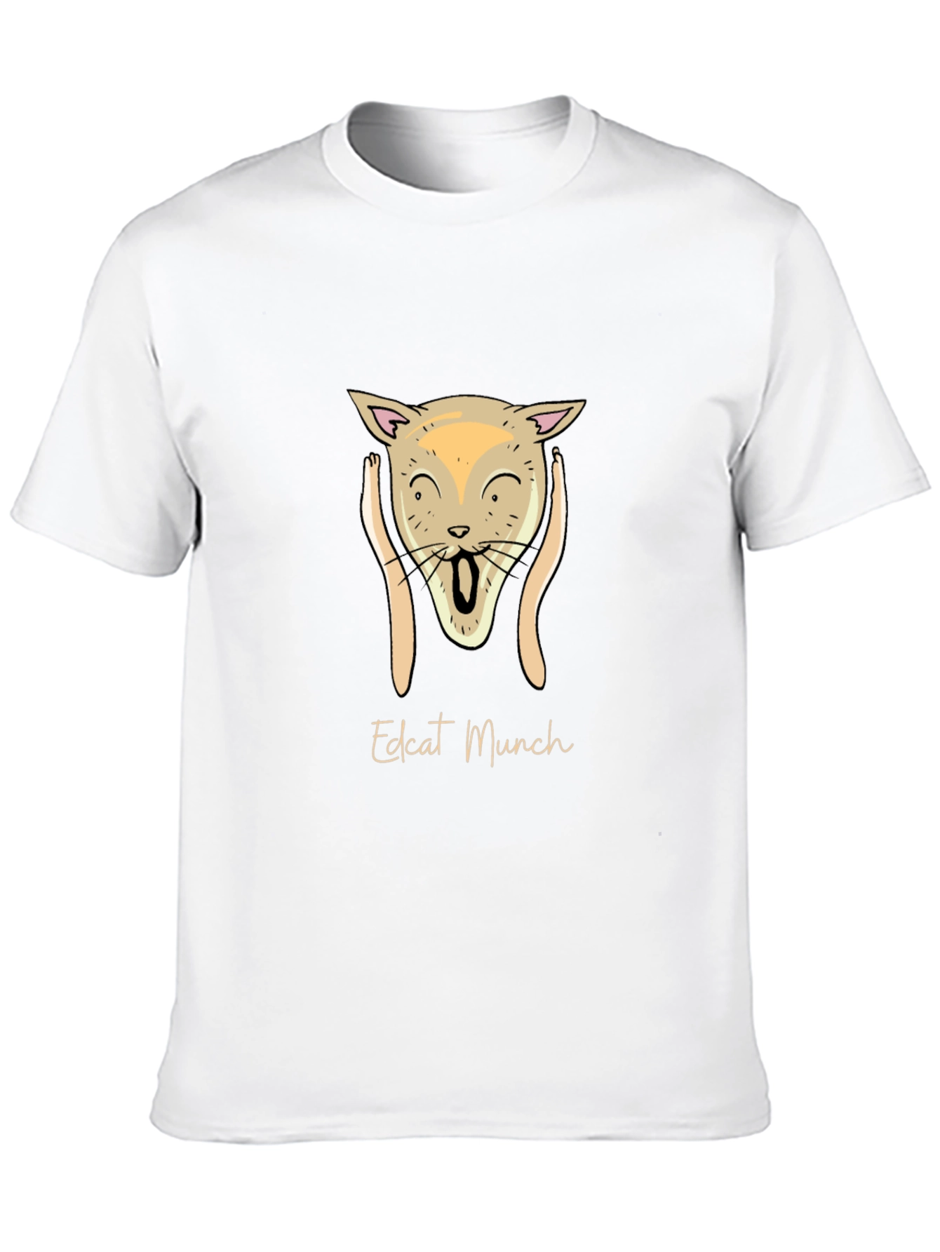 Edcat Munch T-Shirt - Unique Artistic Tee