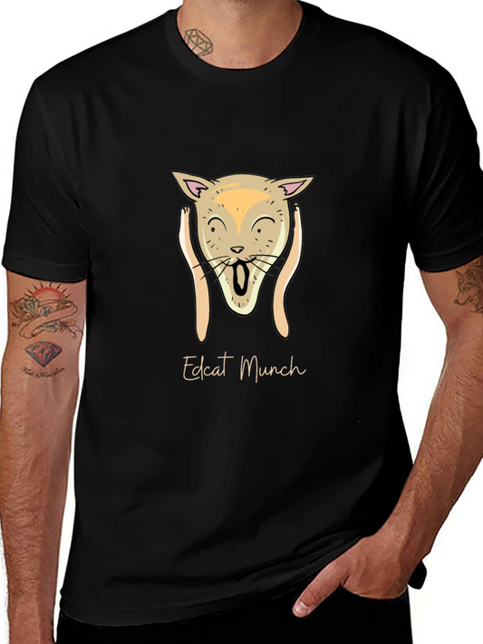 Edcat Munch T-Shirt - Unique Artistic Tee