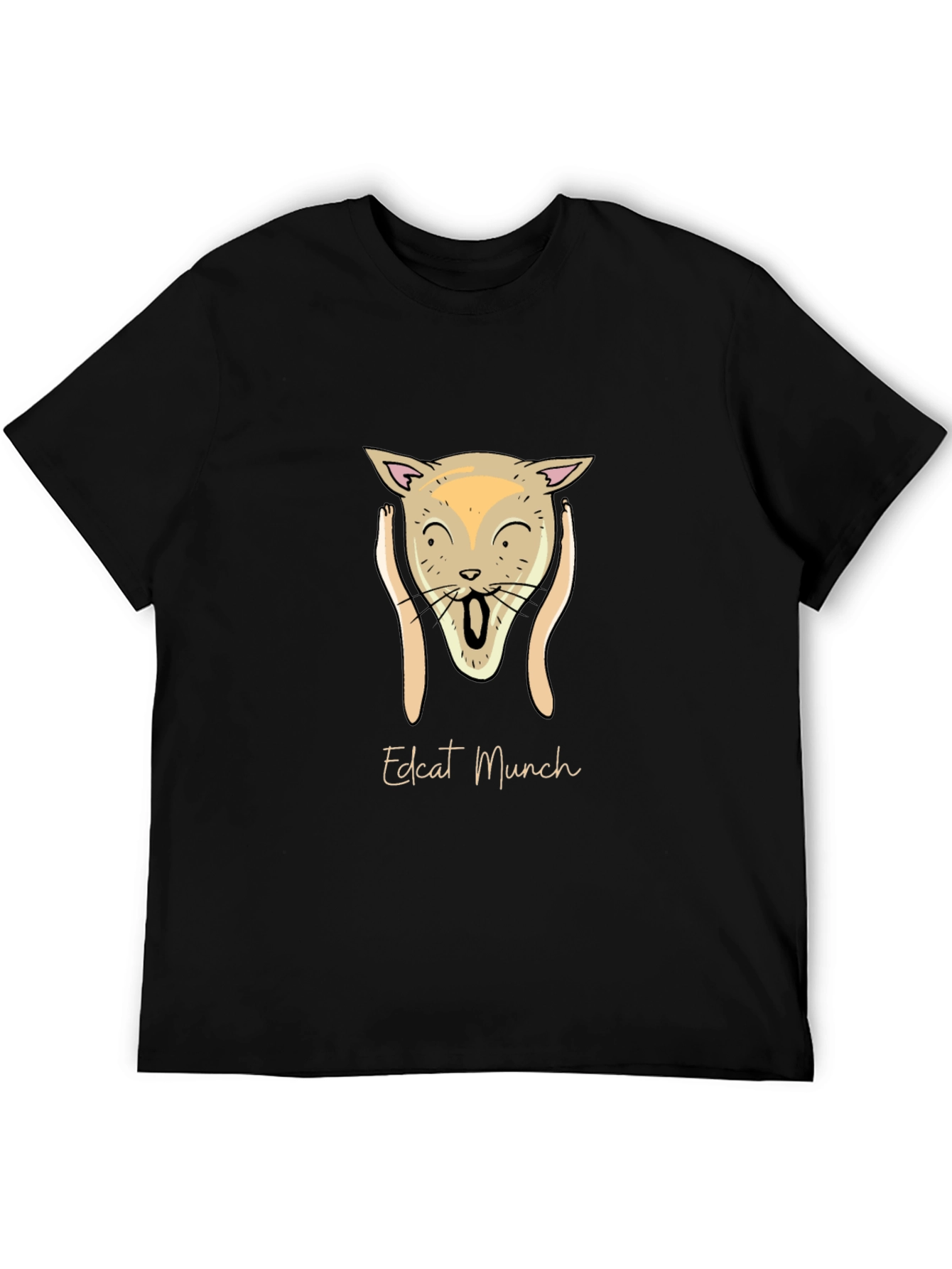Edcat Munch T-Shirt - Unique Artistic Tee