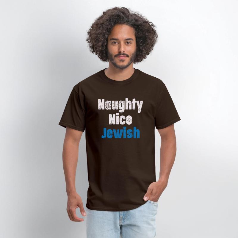 Naughty Nice Jewish Funny Hanukkah Hashana Israel