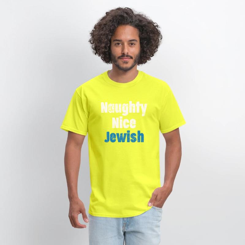 Naughty Nice Jewish Funny Hanukkah Hashana Israel