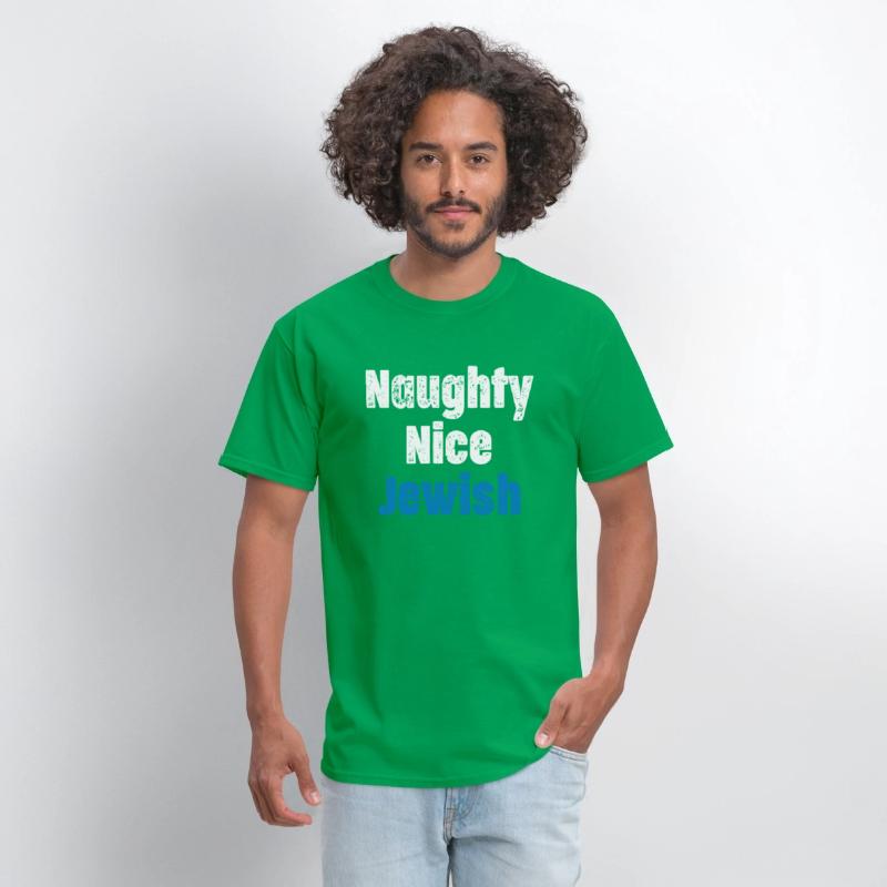 Naughty Nice Jewish Funny Hanukkah Hashana Israel
