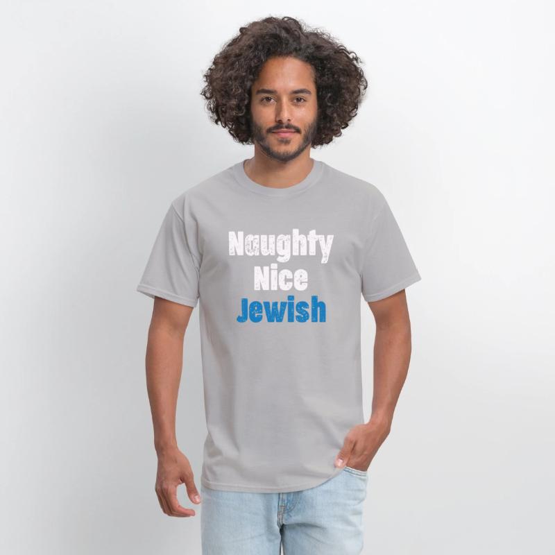 Naughty Nice Jewish Funny Hanukkah Hashana Israel