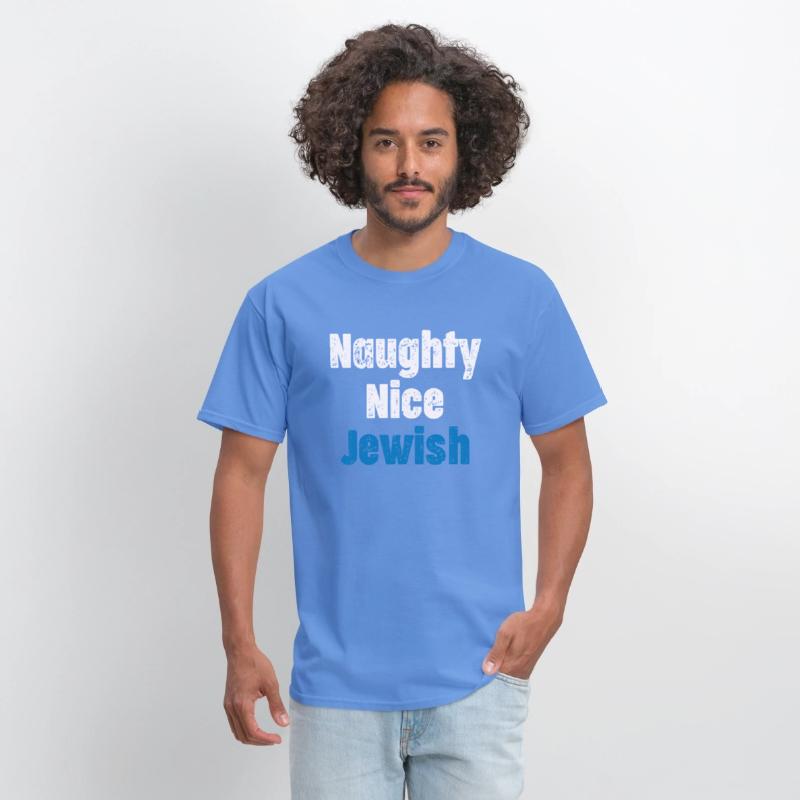 Naughty Nice Jewish Funny Hanukkah Hashana Israel