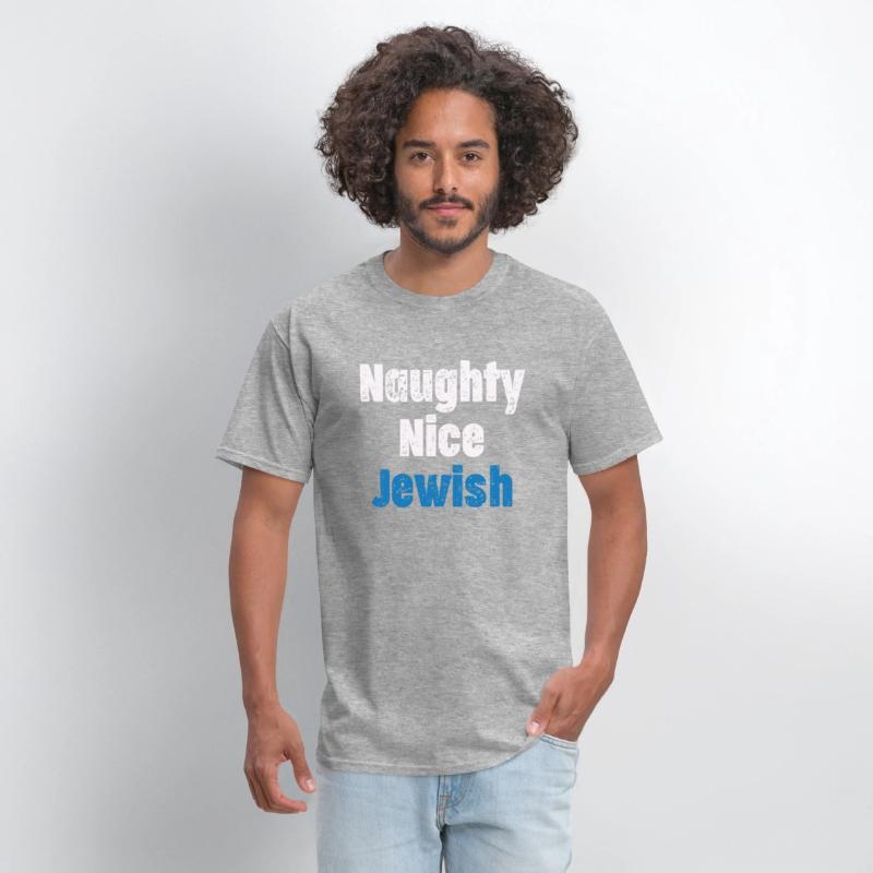 Naughty Nice Jewish Funny Hanukkah Hashana Israel