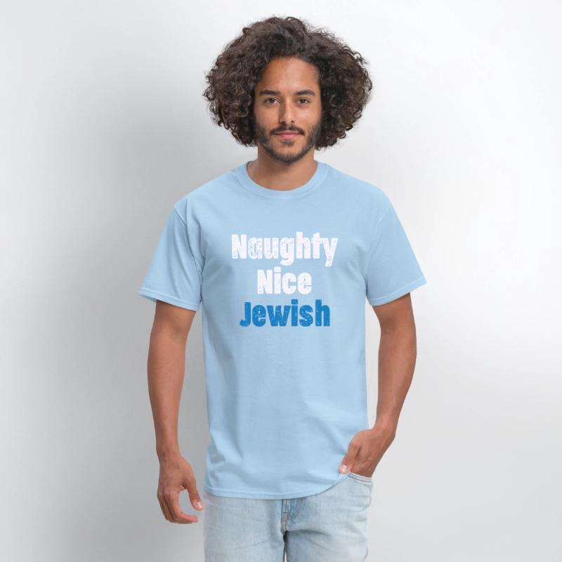 Naughty Nice Jewish Funny Hanukkah Hashana Israel