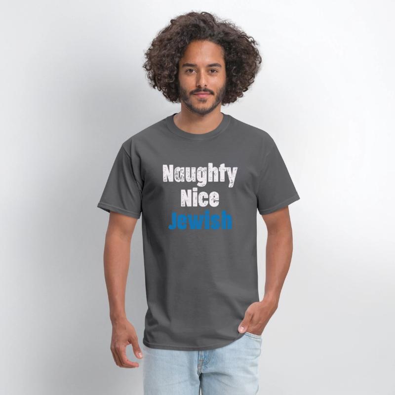 Naughty Nice Jewish Funny Hanukkah Hashana Israel
