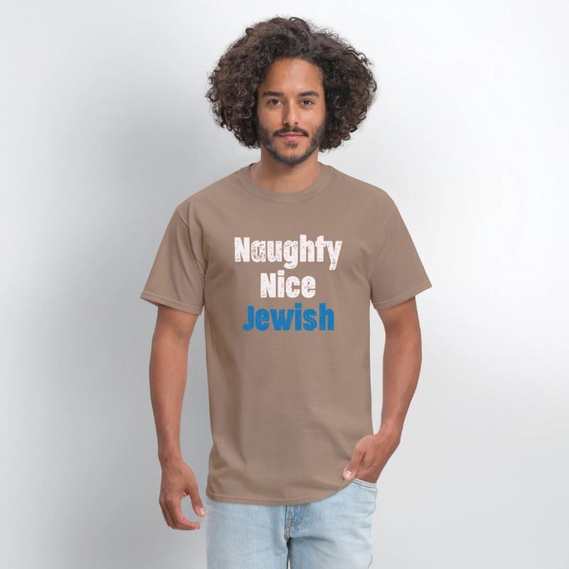 Naughty Nice Jewish Funny Hanukkah Hashana Israel