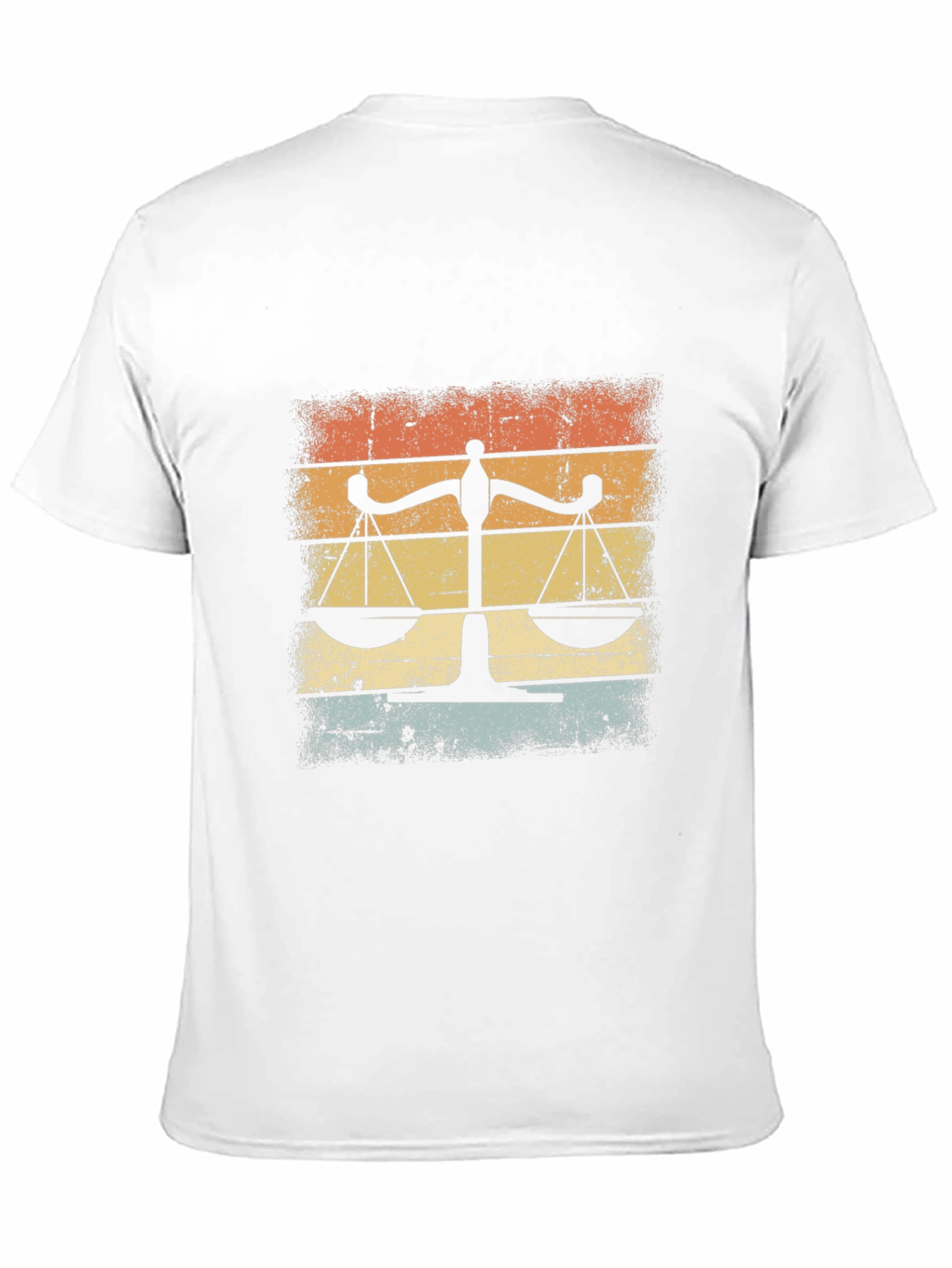 Scales of Justice Retro T-Shirt