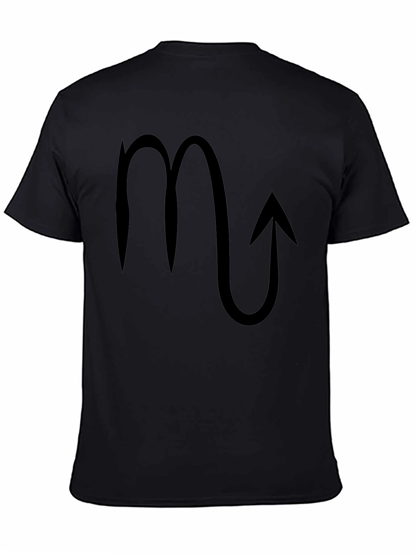 Scorpio Zodiac Sign Graphic Black T-Shirt