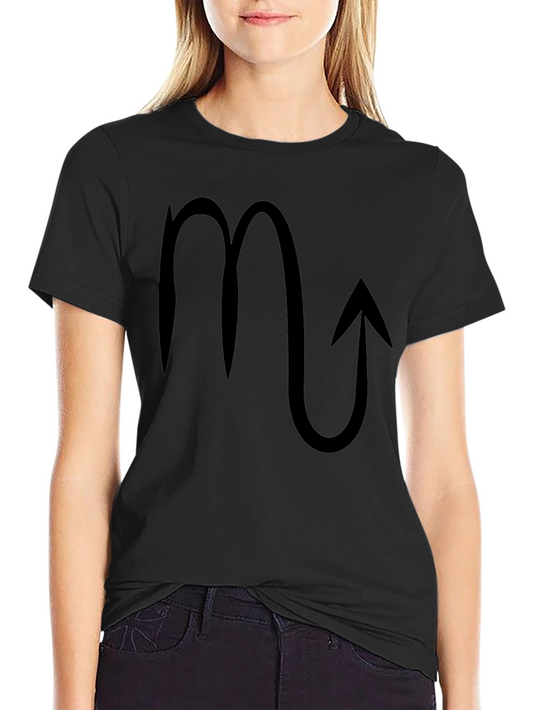 Scorpio Zodiac Sign Graphic Black T-Shirt