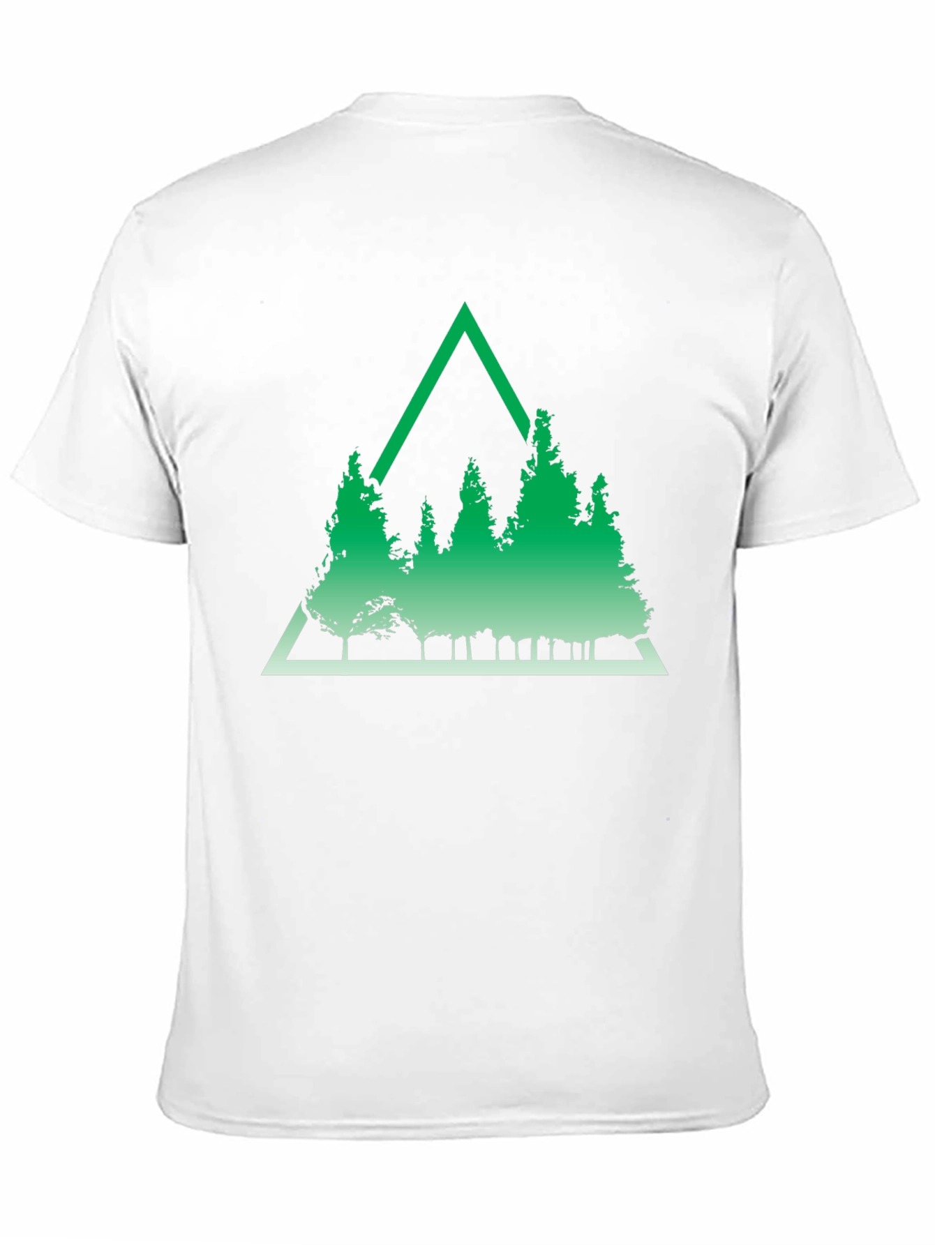Green Triangle Forest Graphic Tee