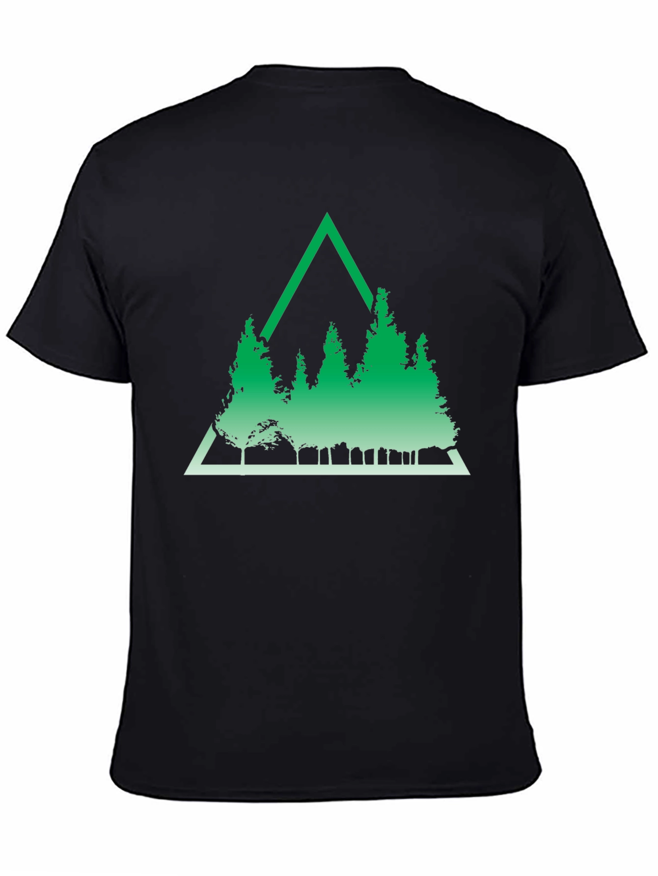 Green Triangle Forest Graphic Tee