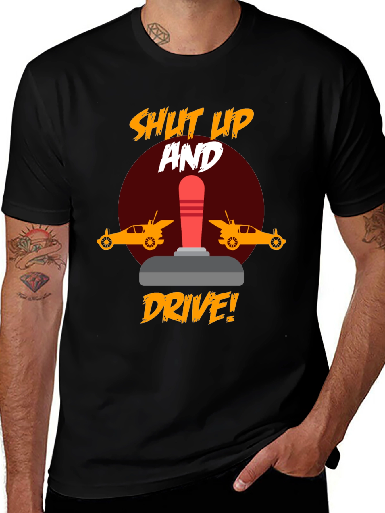 Shut Up and Drive T-Shirt - Racing Fan Apparel