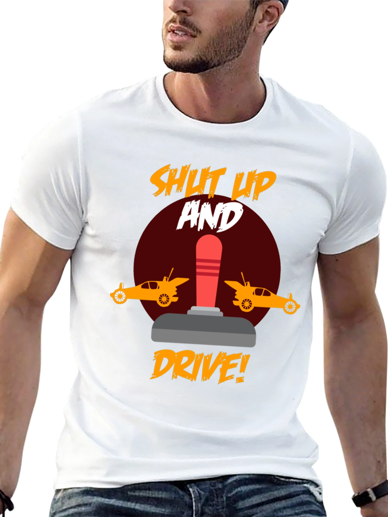 Shut Up and Drive T-Shirt - Racing Fan Apparel