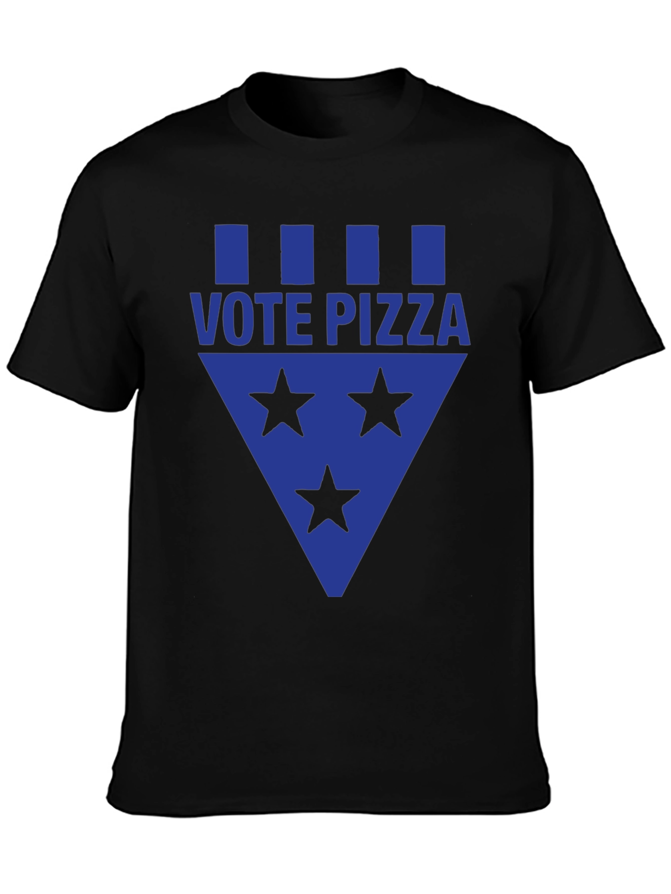 Vote Pizza Graphic Tee - Political Pizza Lover Shirt