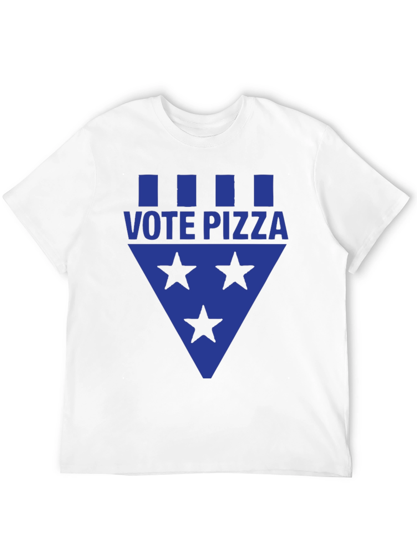 Vote Pizza Graphic Tee - Political Pizza Lover Shirt
