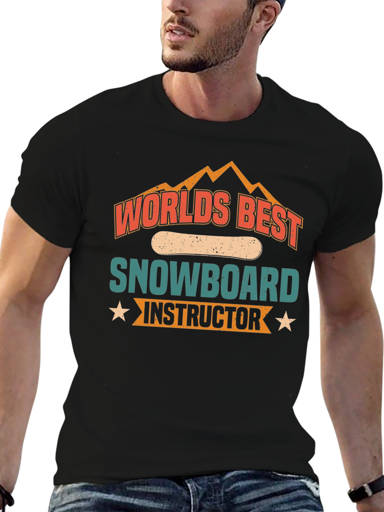 Worlds Best Snowboard Instructor Graphic Tee