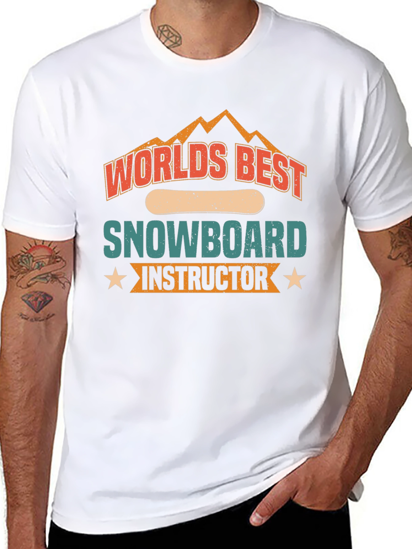 Worlds Best Snowboard Instructor Graphic Tee