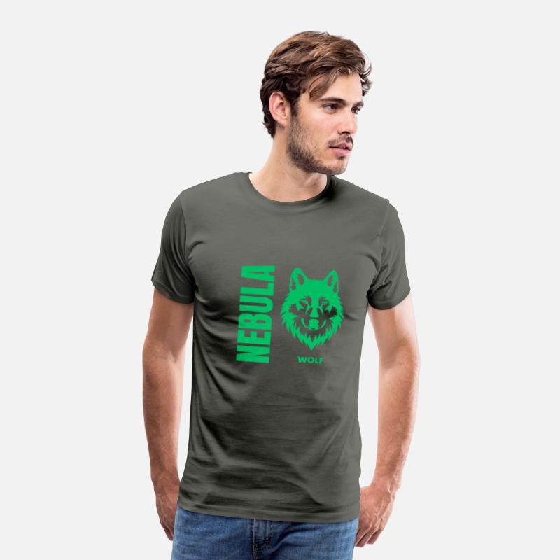 Nebula Wolf –Bold Minimalist Wolf Head Graphic Tee