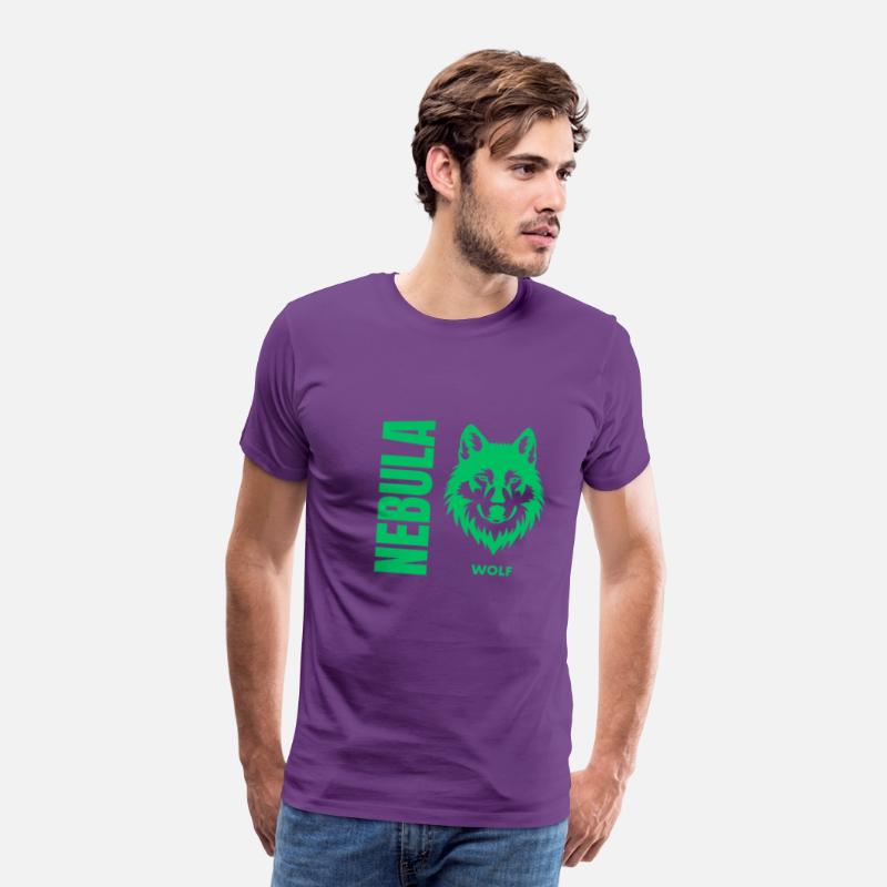 Nebula Wolf –Bold Minimalist Wolf Head Graphic Tee