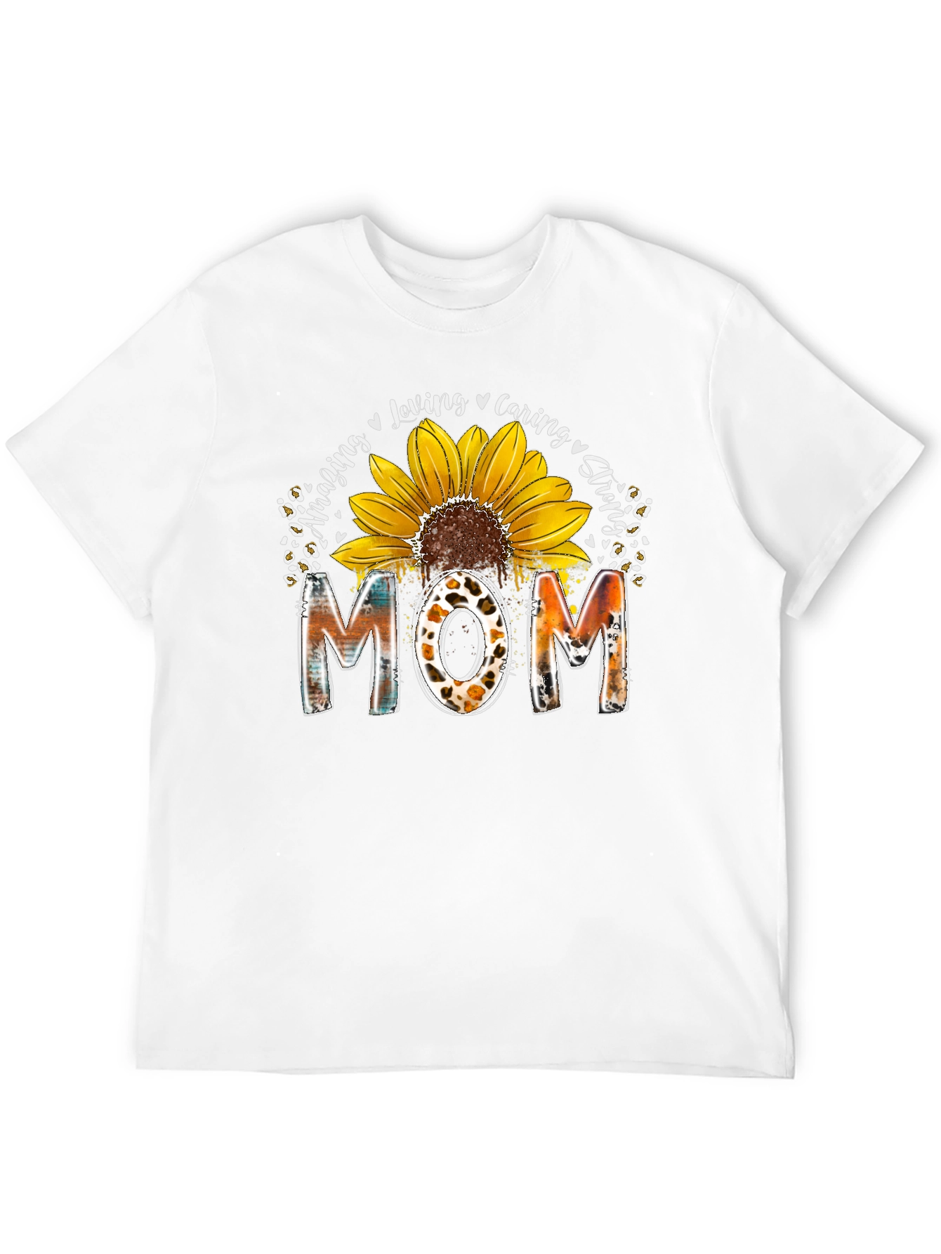 Amazing Sunflower Mom Graphic T-Shirt
