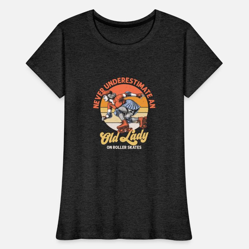 Never Underestimate An Old Lady Roller Derby Skati