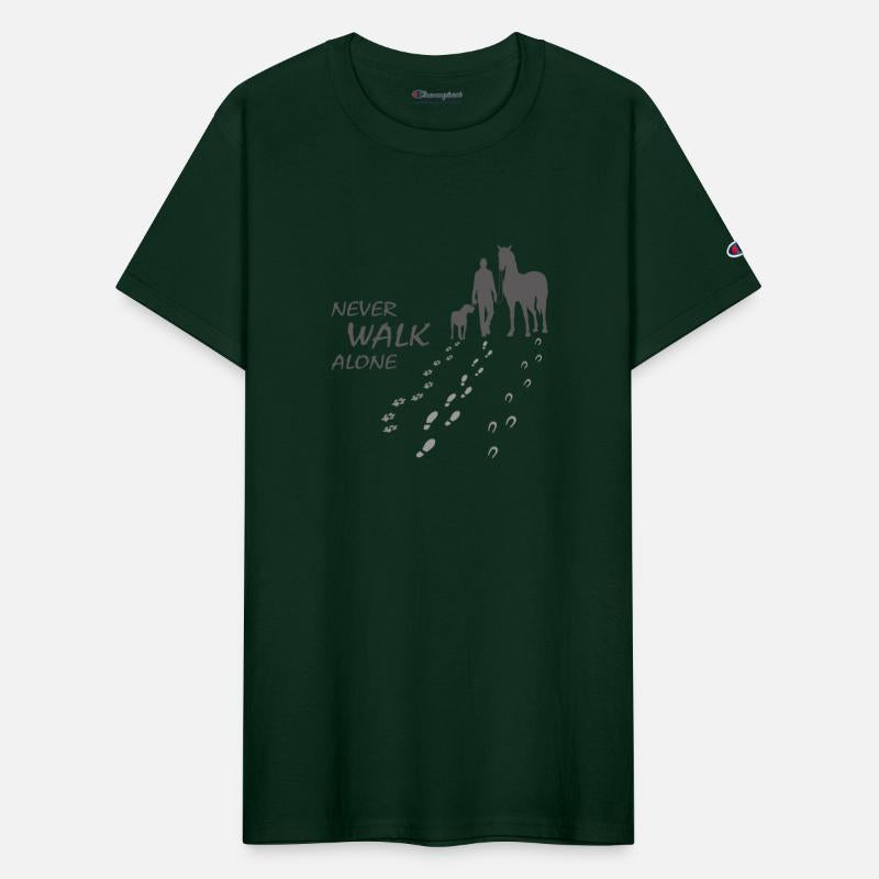 Never Walk Alone - Pet Dog Horse