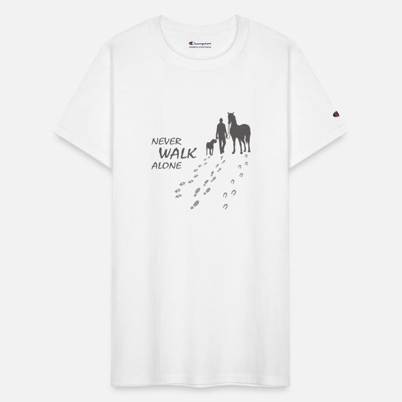Never Walk Alone - Pet Dog Horse