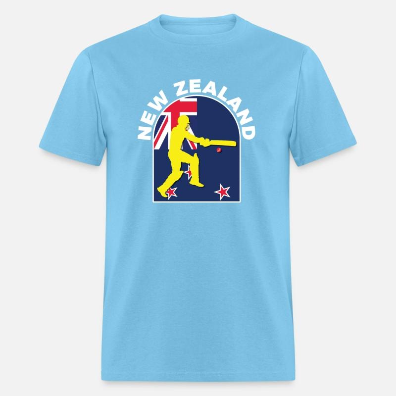 New Zealand Cricket Batsman New Zealand Flag