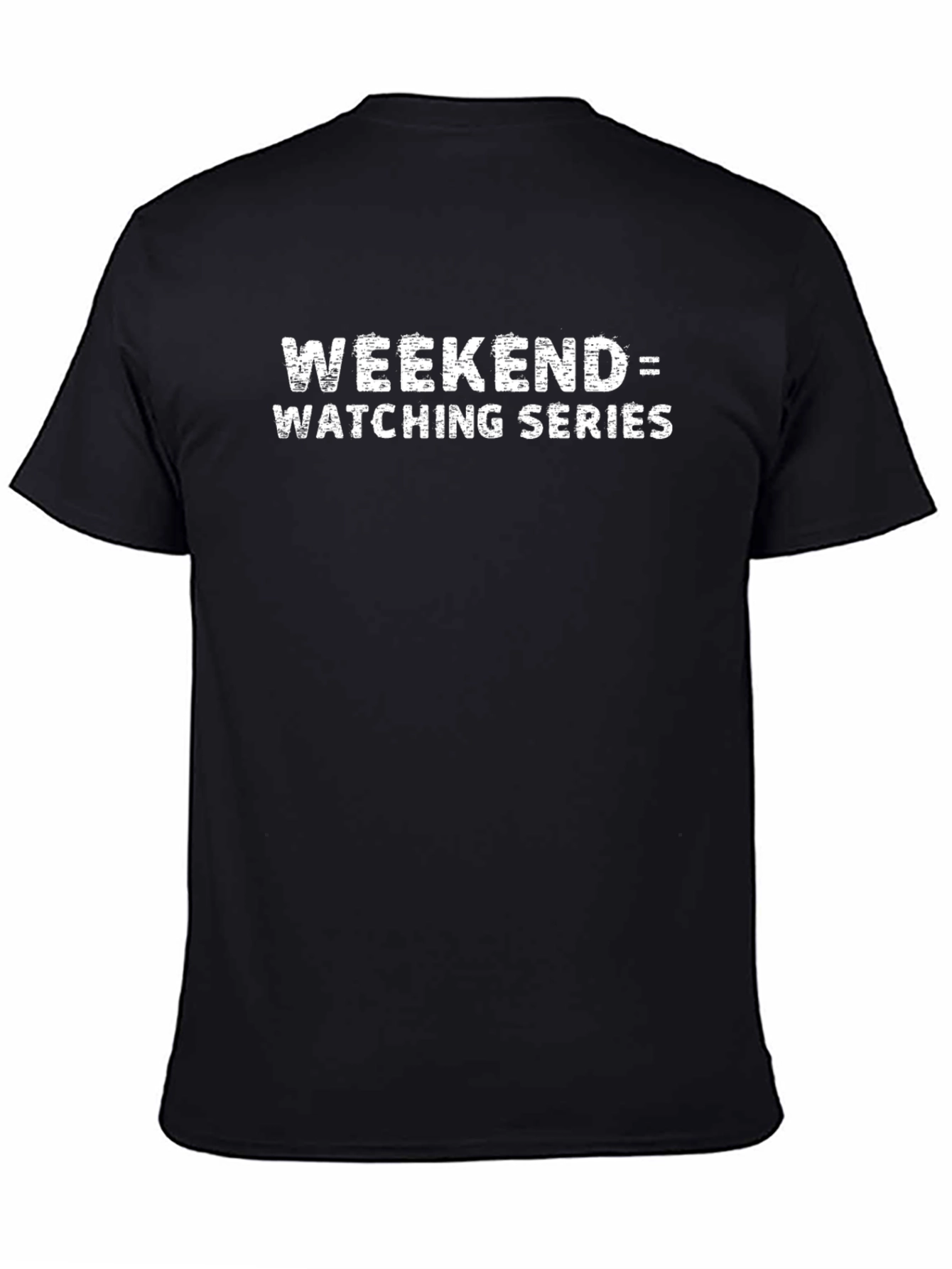 Weekend Watching Series Black Graphic Tee