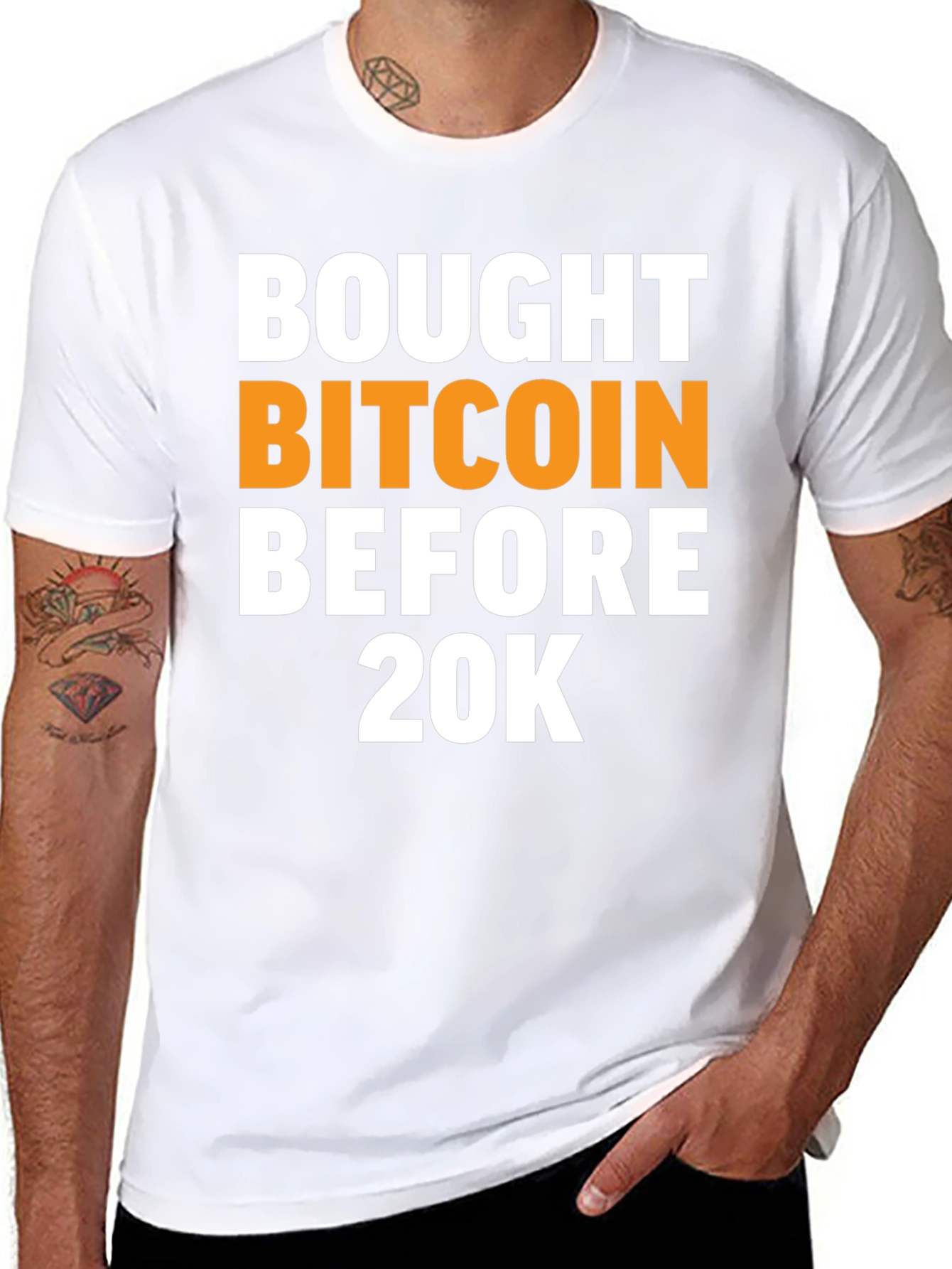 Bitcoin Investor T-Shirt - Bought Before 20K