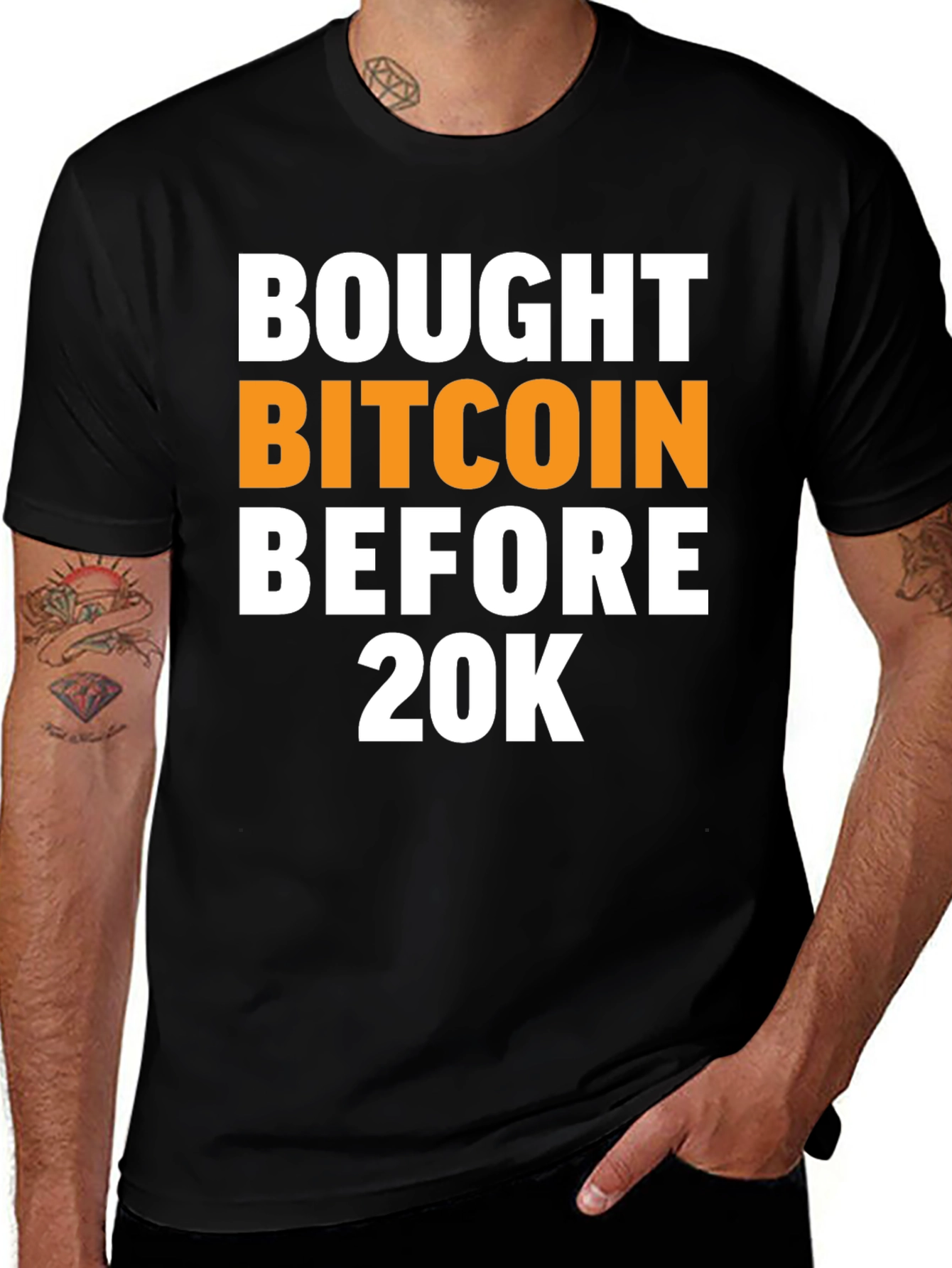 Bitcoin Investor T-Shirt - Bought Before 20K