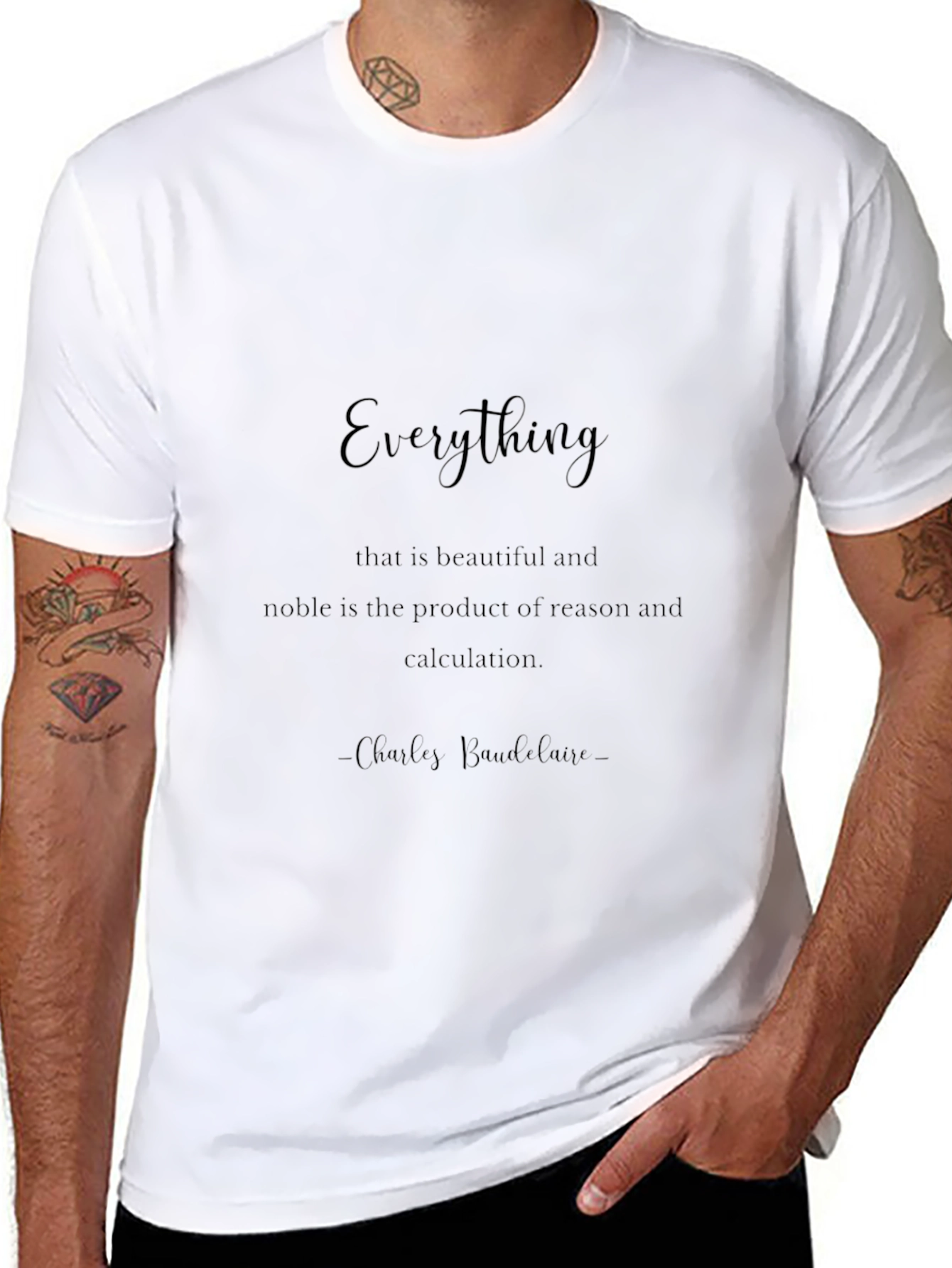 Inspirational Quote T-Shirt - Reason & Calculation