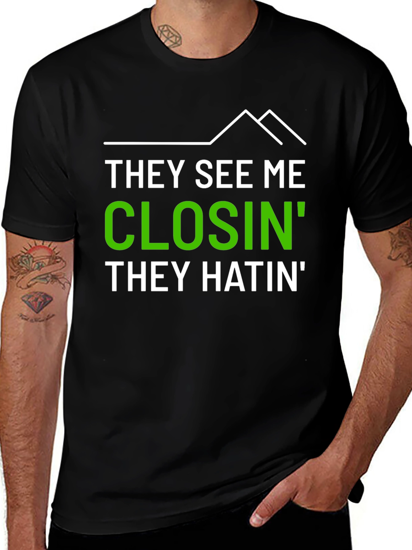 They See Me Closin Mens Graphic Tee