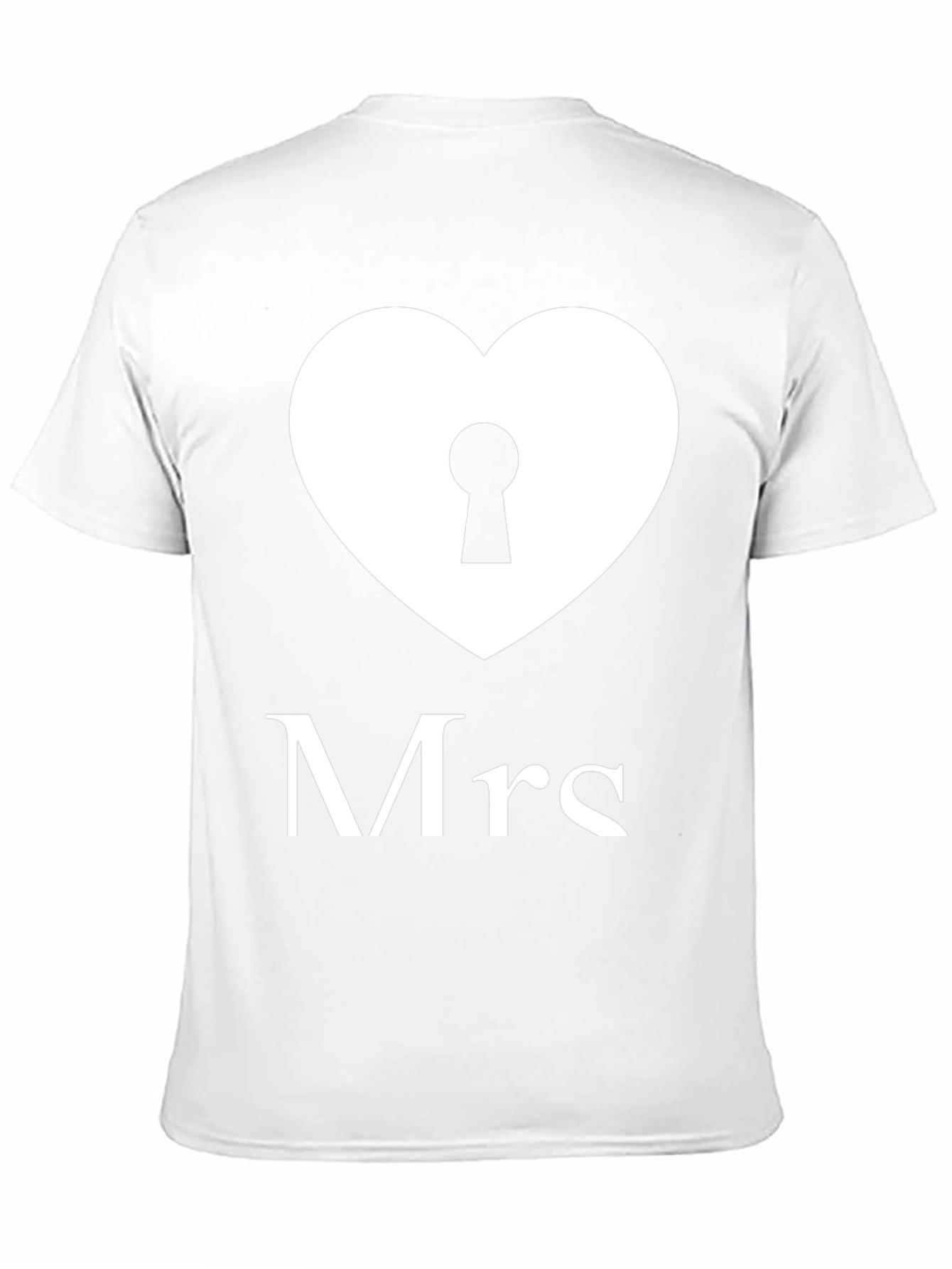 Mrs. Heart Lock T-Shirt - Perfect Wedding Gift