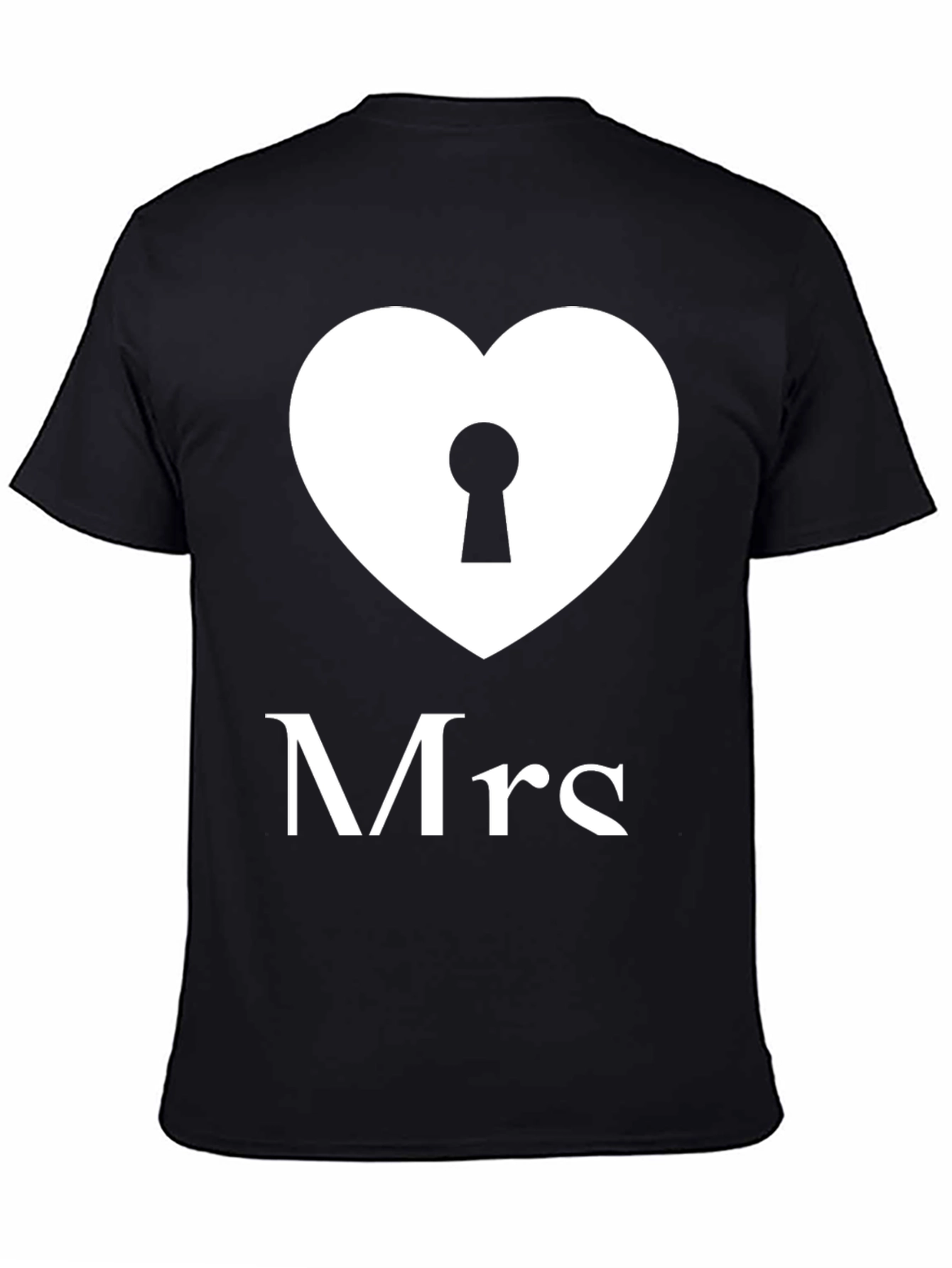 Mrs. Heart Lock T-Shirt - Perfect Wedding Gift