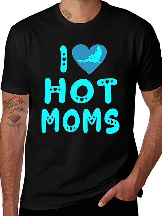 I Heart Hot Moms Graphic Tee