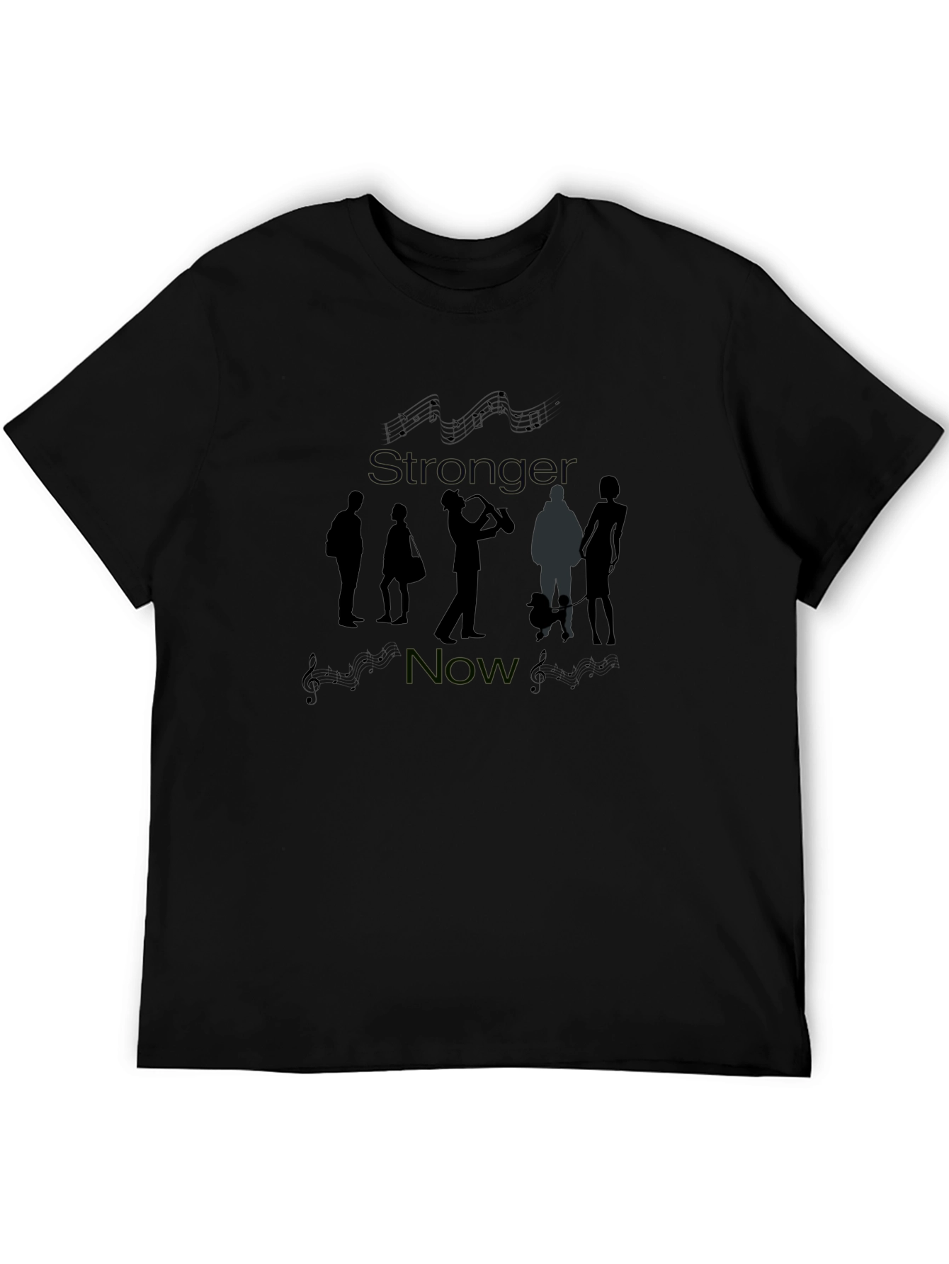 Stronger Now Graphic Tee - Unisex Black T-Shirt