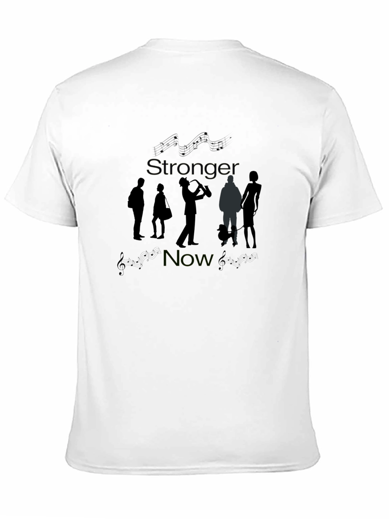 Stronger Now Graphic Tee - Unisex Black T-Shirt