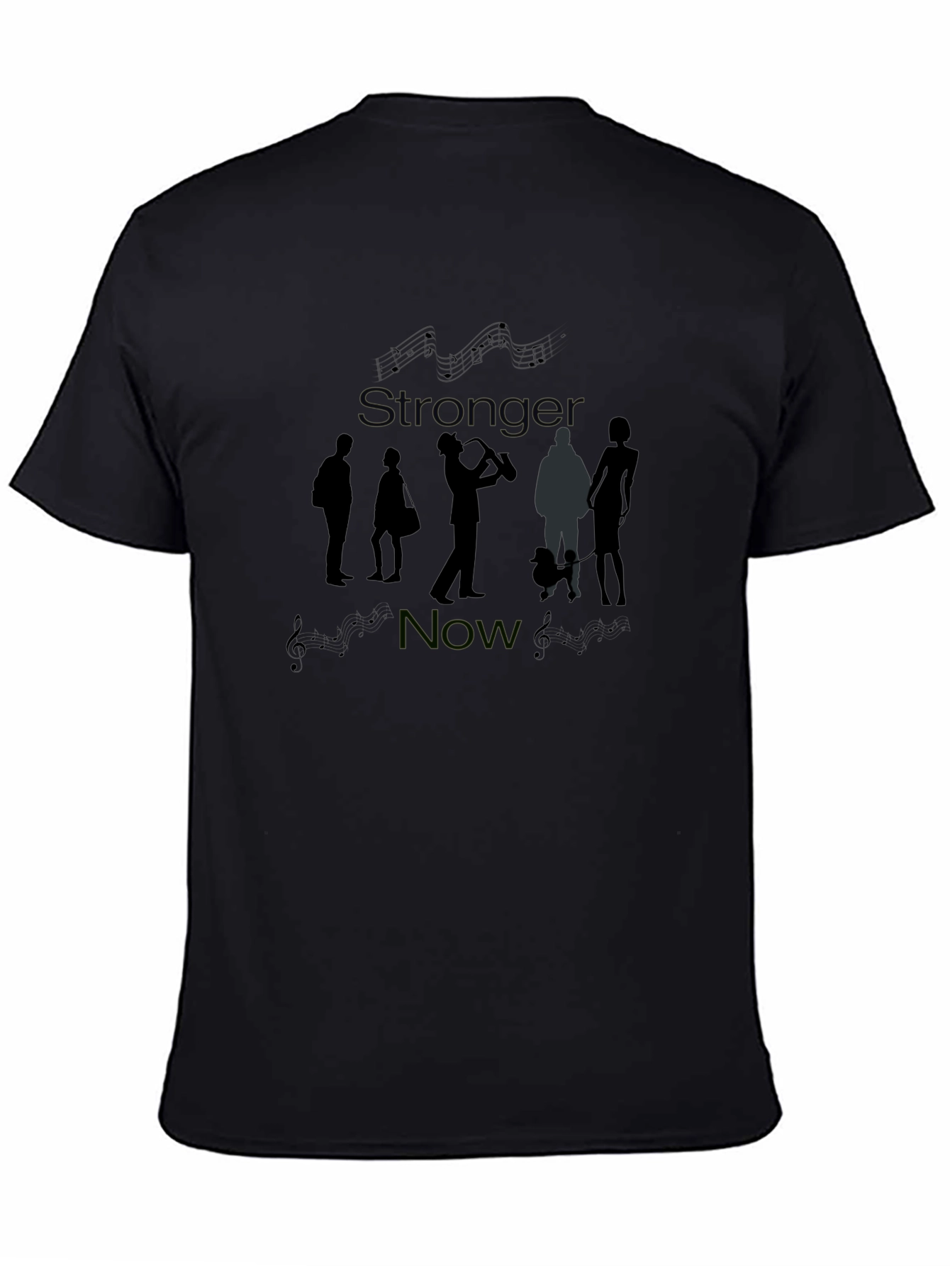 Stronger Now Graphic Tee - Unisex Black T-Shirt