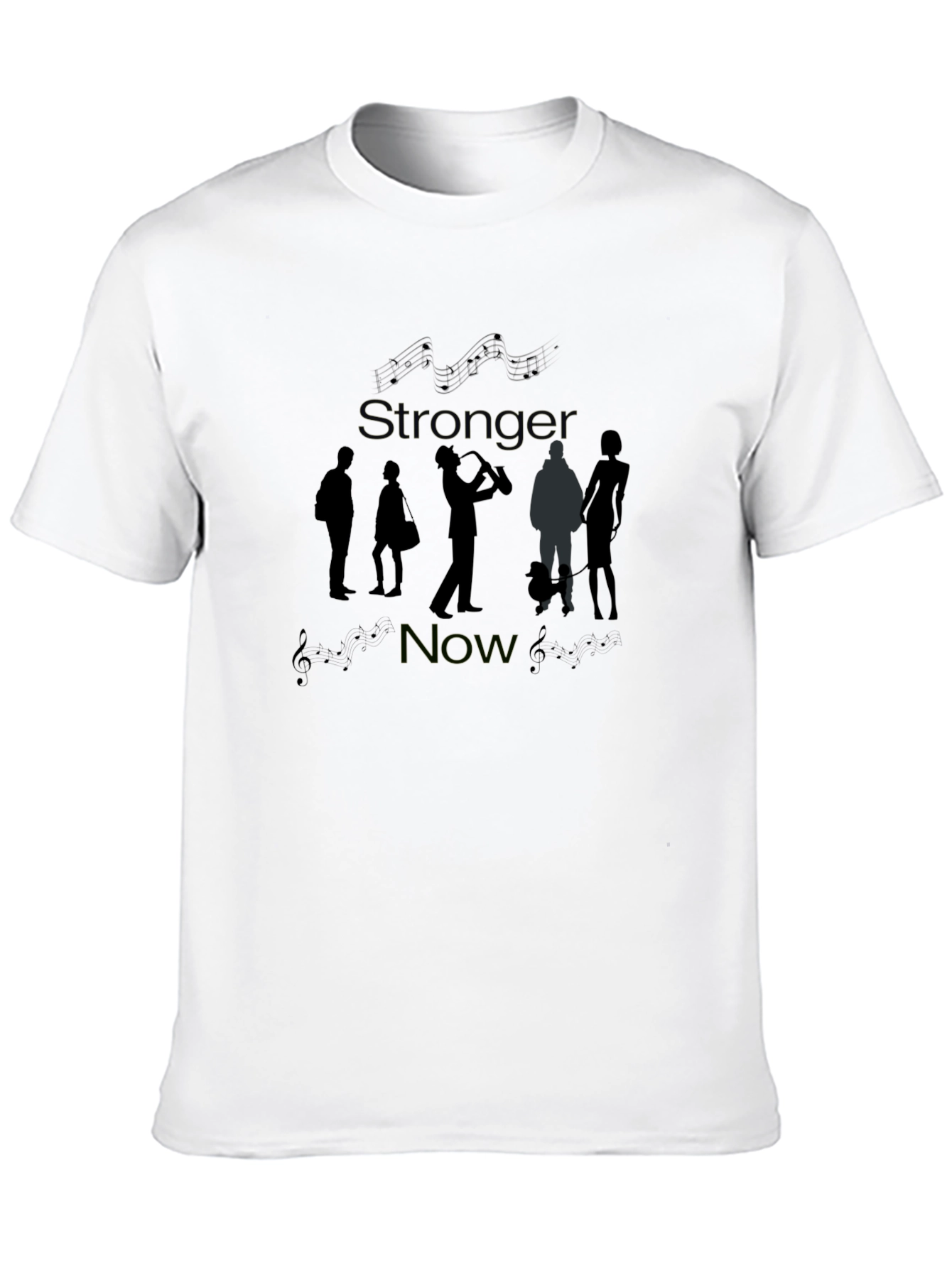 Stronger Now Graphic Tee - Unisex Black T-Shirt