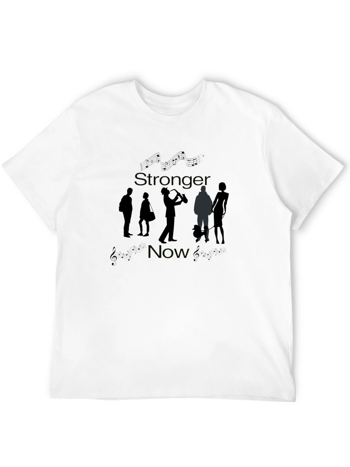 Stronger Now Graphic Tee - Unisex Black T-Shirt