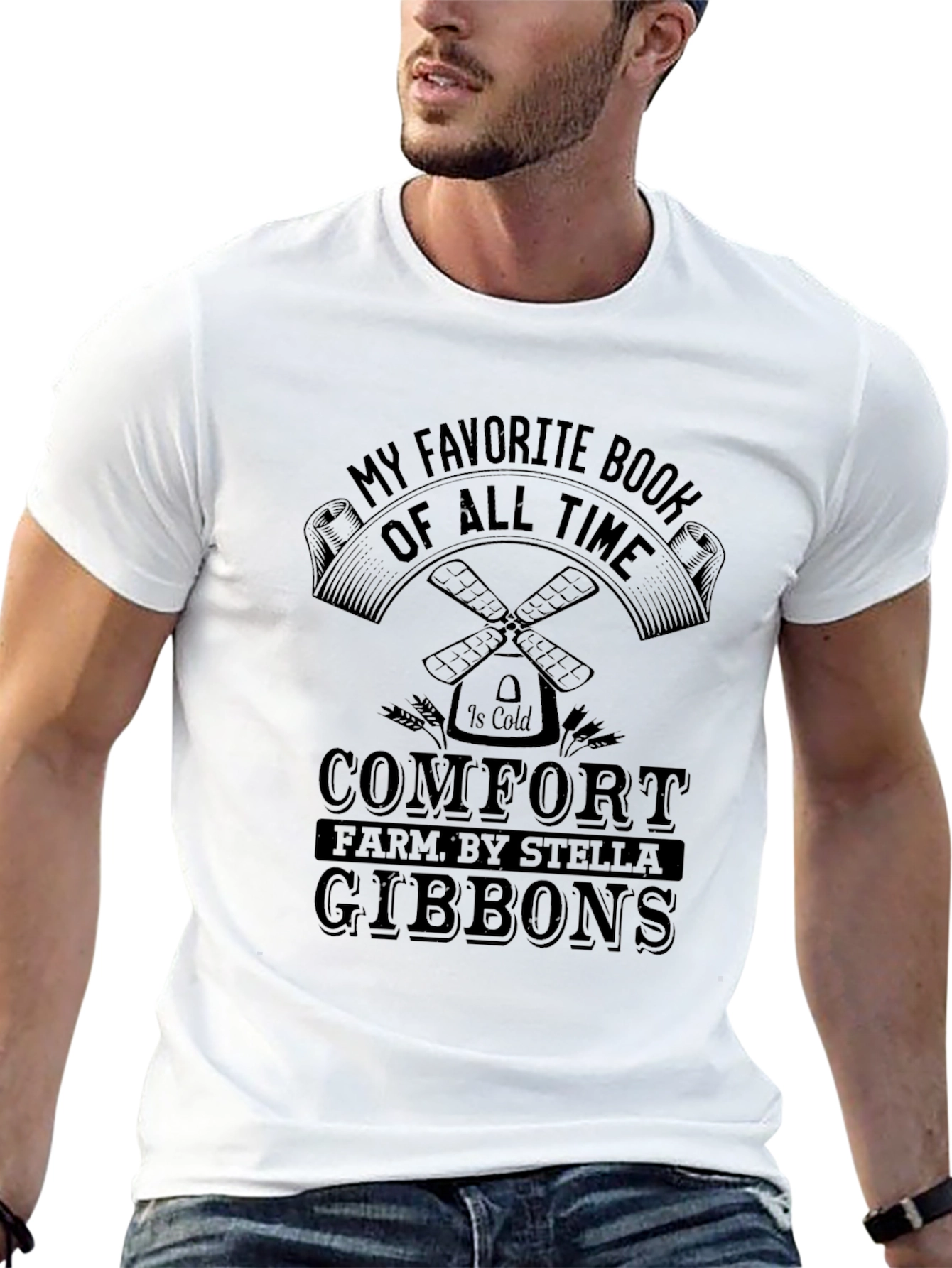 Comfort Farm Stella Gibbons Black T-Shirt