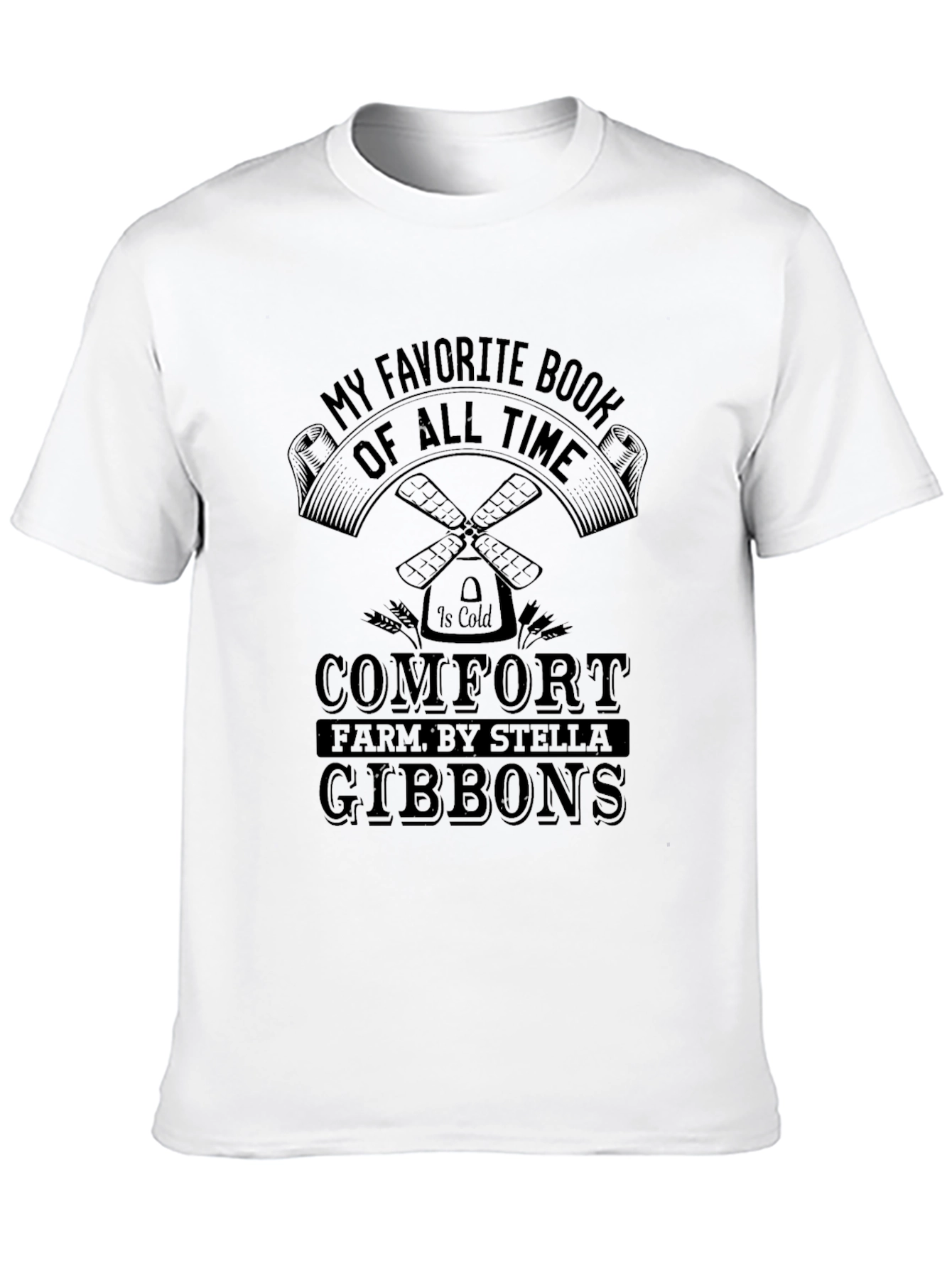 Comfort Farm Stella Gibbons Black T-Shirt