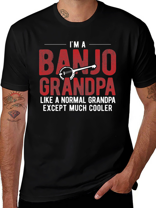 Banjo Grandpa T-Shirt - Cooler Than Normal!