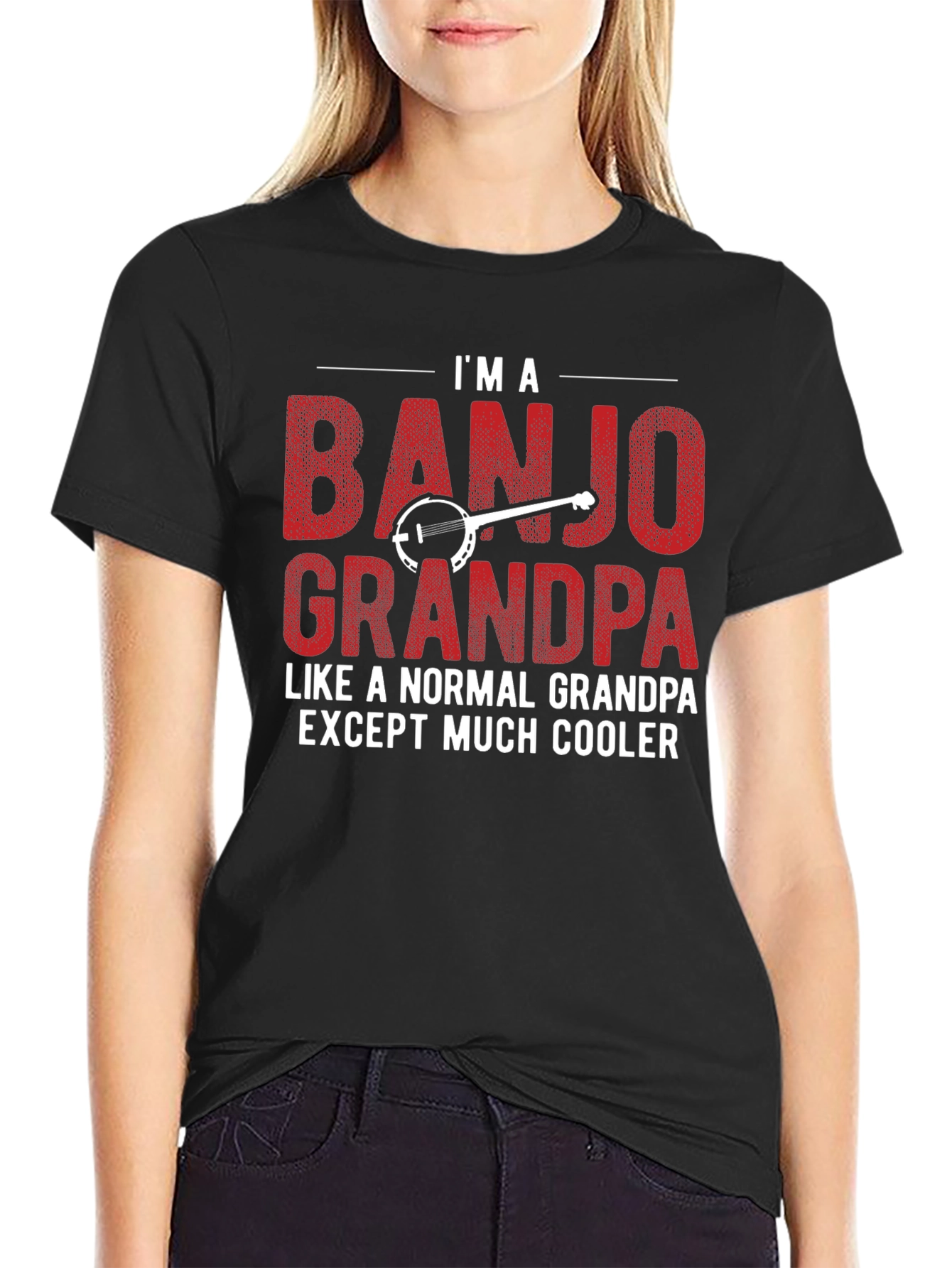 Banjo Grandpa T-Shirt - Cooler Than Normal!