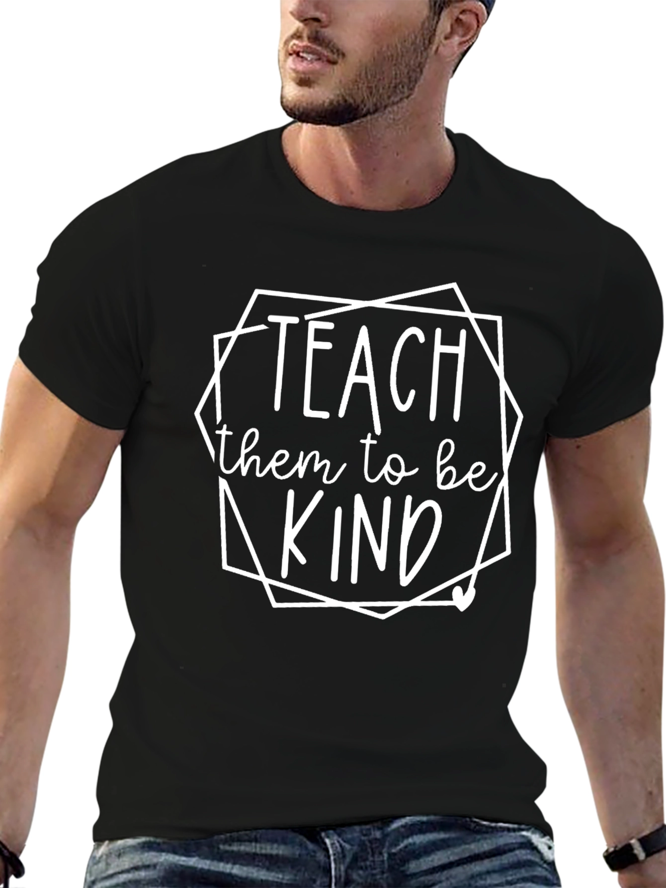 Teach Them To Be Kind Graphic T-Shirt