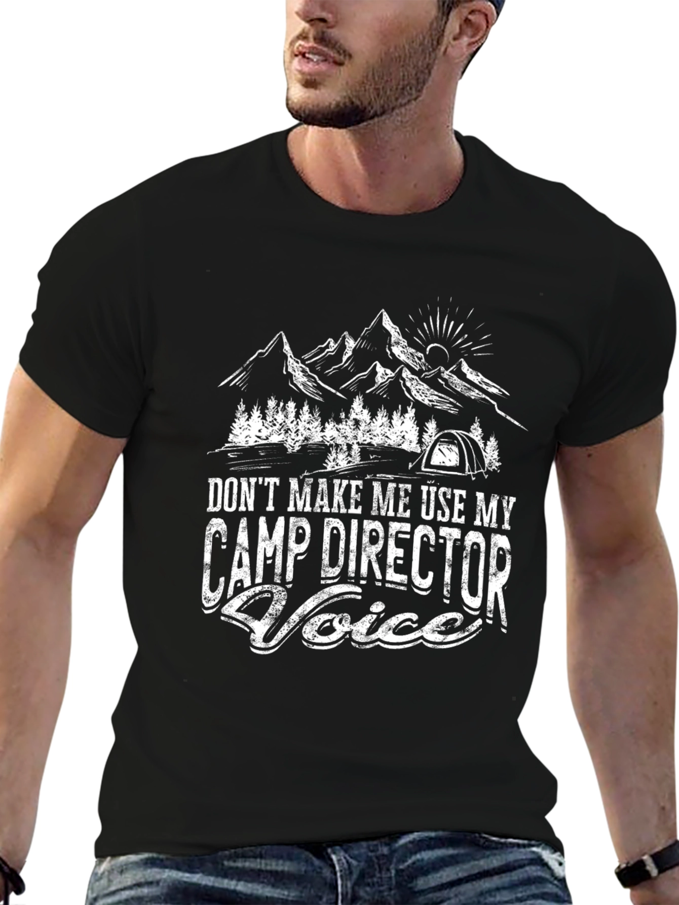 Camp Director Voice Graphic T-Shirt